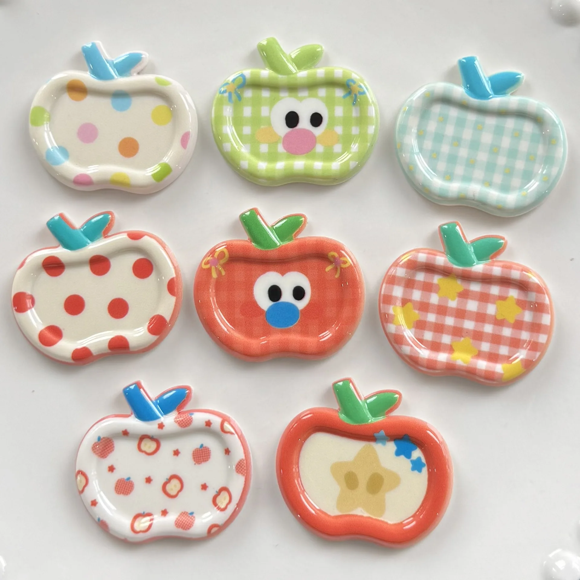 20 قطعة من إكسسوارات الهاتف التي تصنعها بنفسك، مشبك شعر أبل لطيف للفتيات، هدايا خاصة