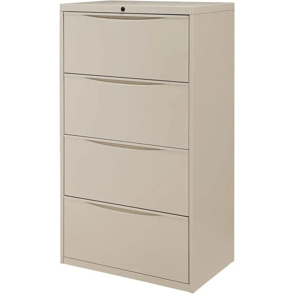 

30 White Premium Lateral File Cabinet, 4 Drawers, Putty Finish