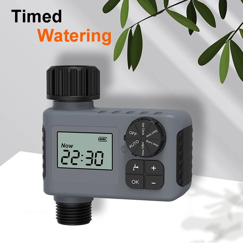 

Large Screen Display Smart Watering Timers Outdoor Programmable Automatic Garden Irrigation Controller Watering Sprinkler System