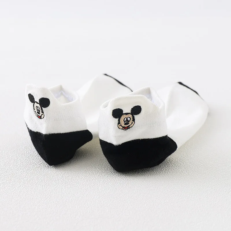 5 زوج Potdemiel ديزني الرجال النساء الجدة الجوارب التطريز الكرتون أنيمي الهيب هوب الشارع موضة مضحك عادية طاقم الجوارب القصيرة #5