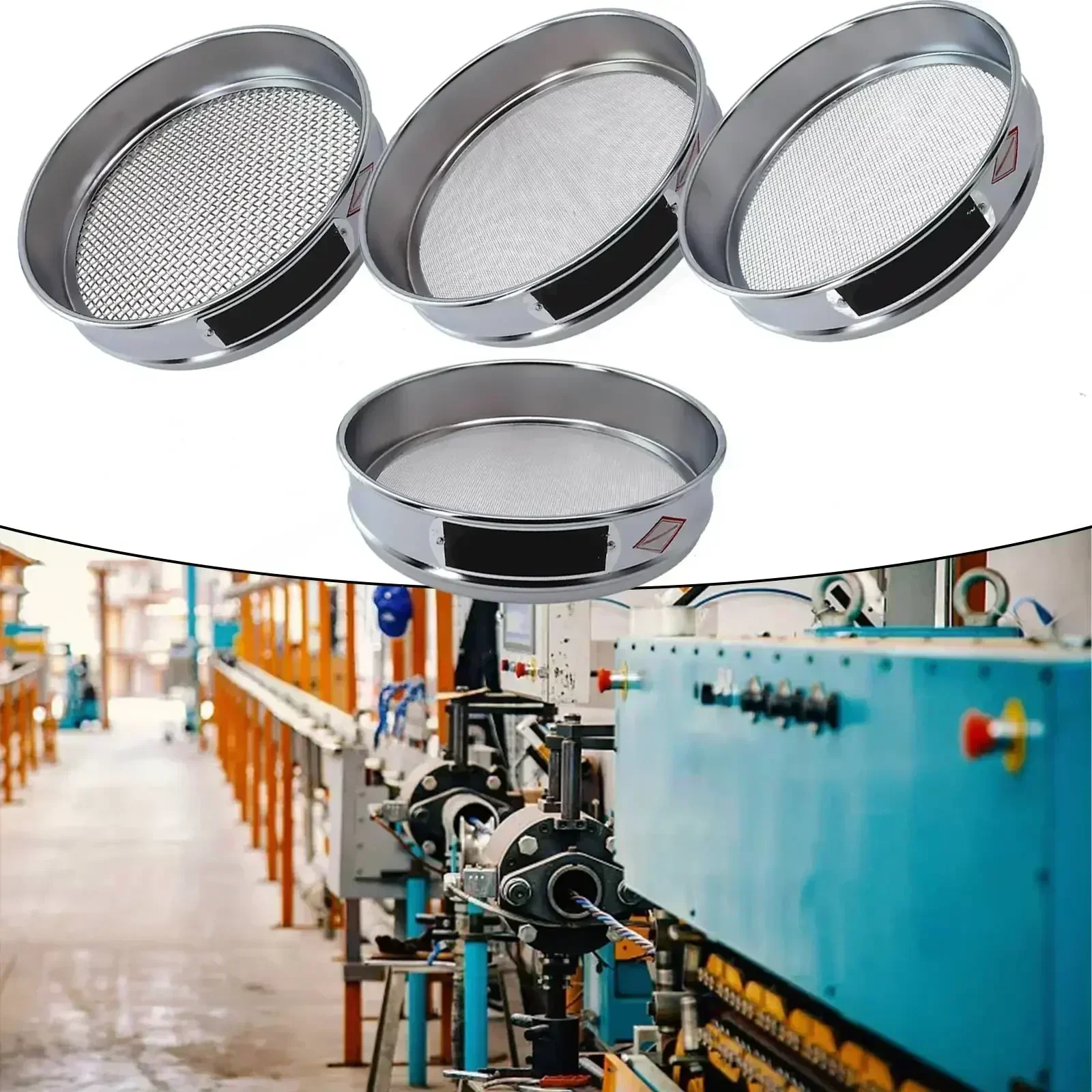 Professional 20cm Chrome Frame Mesh Sieve Sample Sieve Experimental Test Sieve Pharmaceutical Traditional Chinese