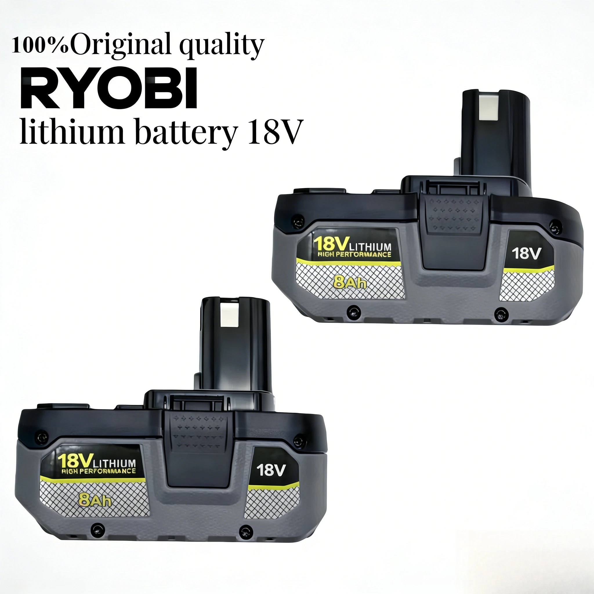 

RYOBI New Original P108 18V One+ 18 Volt Li-ion Power Tools P104 P107 RB18L50 RB18L20 P108 High Capacity Rechargeable Battery