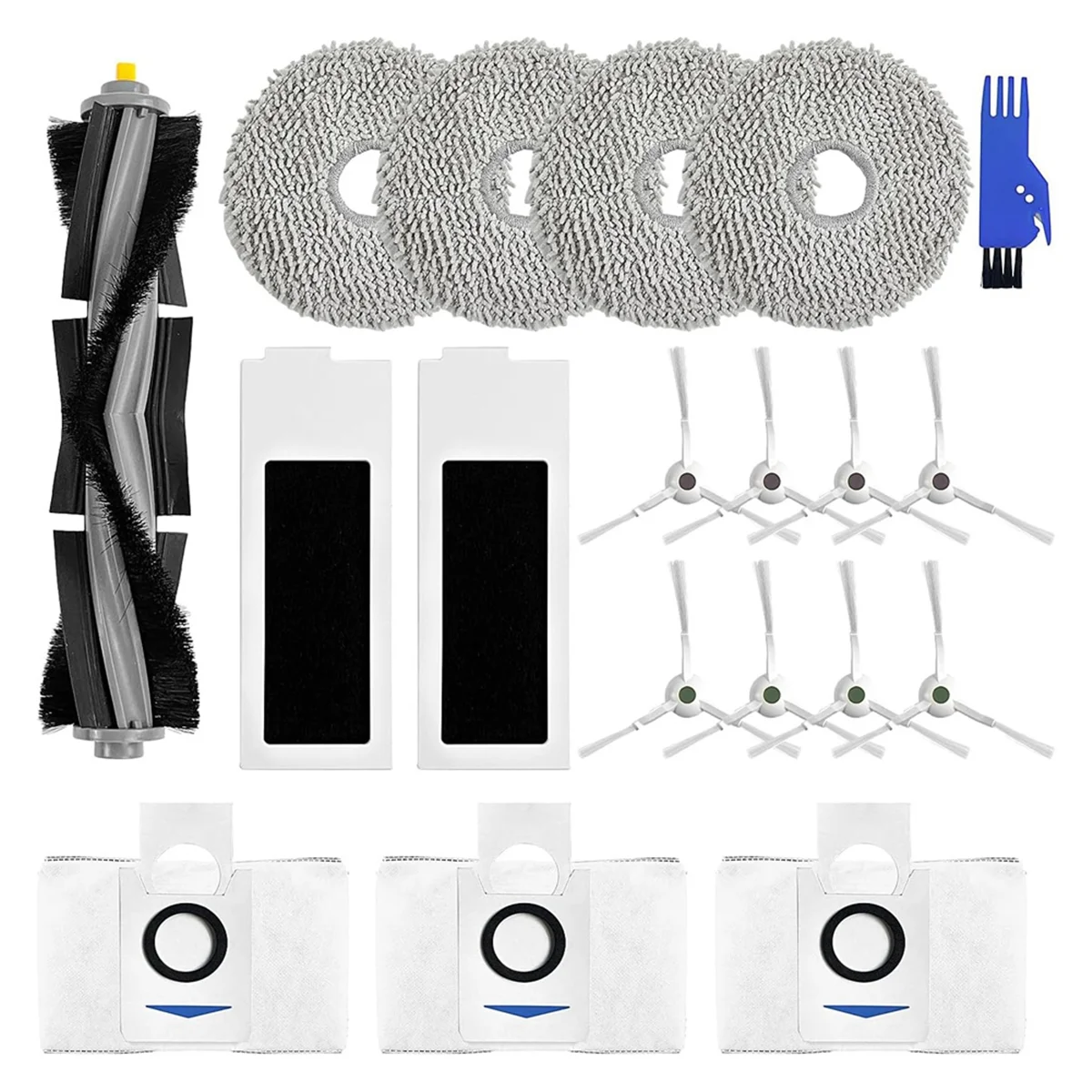 

For Ecovacs Deebot T20 Omni Robot Vacuum Cleaners Main Side Brushes HEPA Filters Mop Cloth Dust Bags Replacement Parts