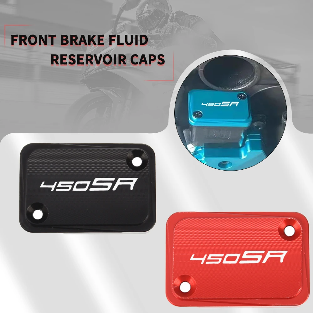 

FOR CFMOTO CF MOTO 450 SR SS 450 CF450SR 2022 2023 2024 Motorcycle 450SR 450SS Front Rear Brake Clutch Fluid Reservoir Cover Cap
