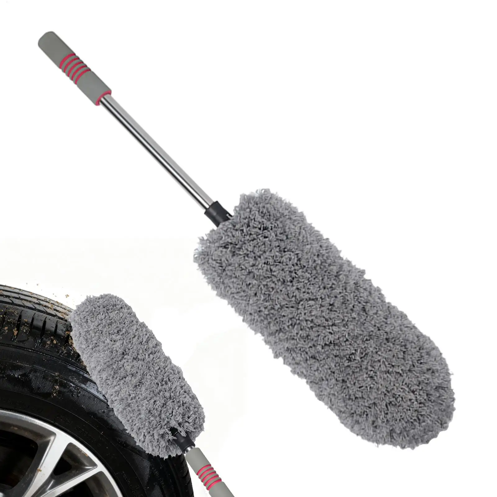 Car Duster Extendable Scratch Free Automotive Brush Car Washing Brush For Automotive Truck Interior Exterior Dashboard