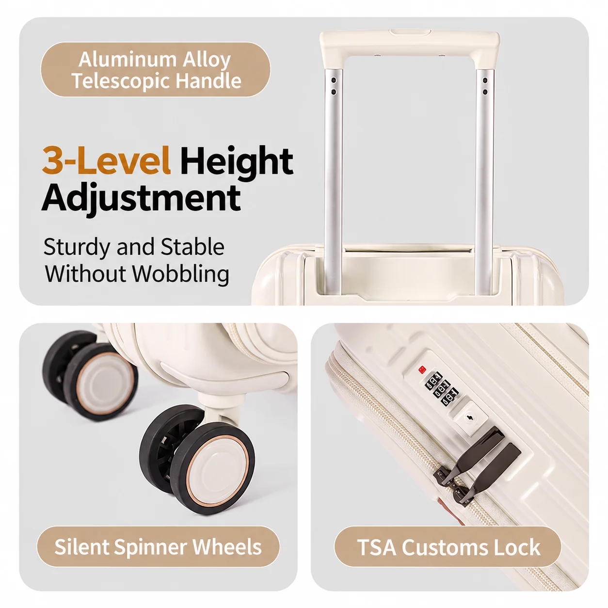 Valigia rigida con apertura fr - Spinner Wheel Rolling Suitcase 20 Inch recensione e prezzo