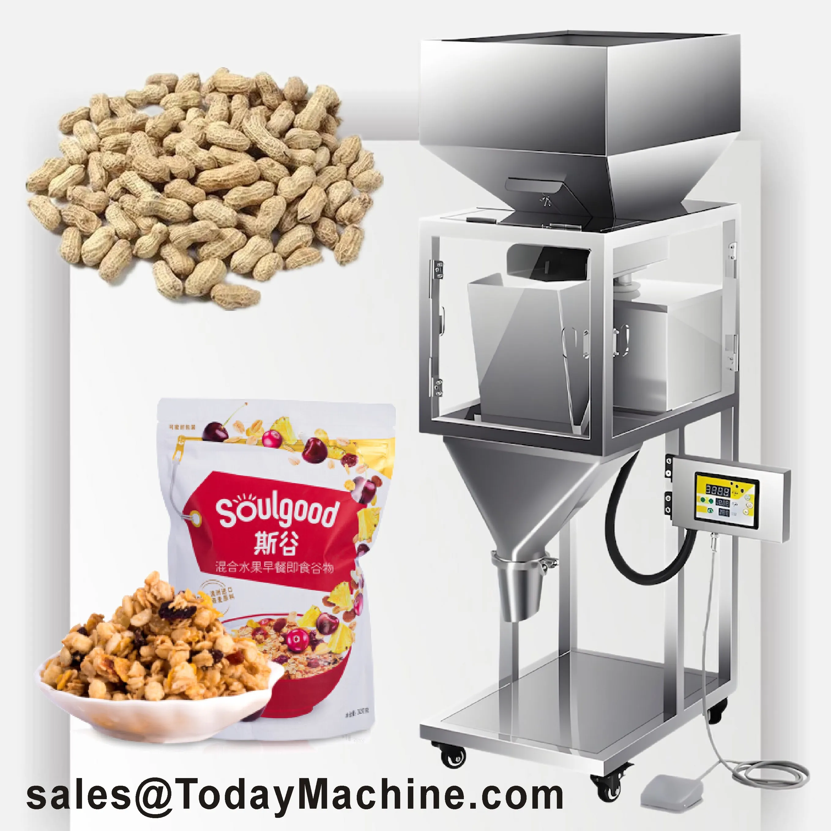 

3-головочный линейный вес Производитель количественных весов для зерновых и крупных злаков