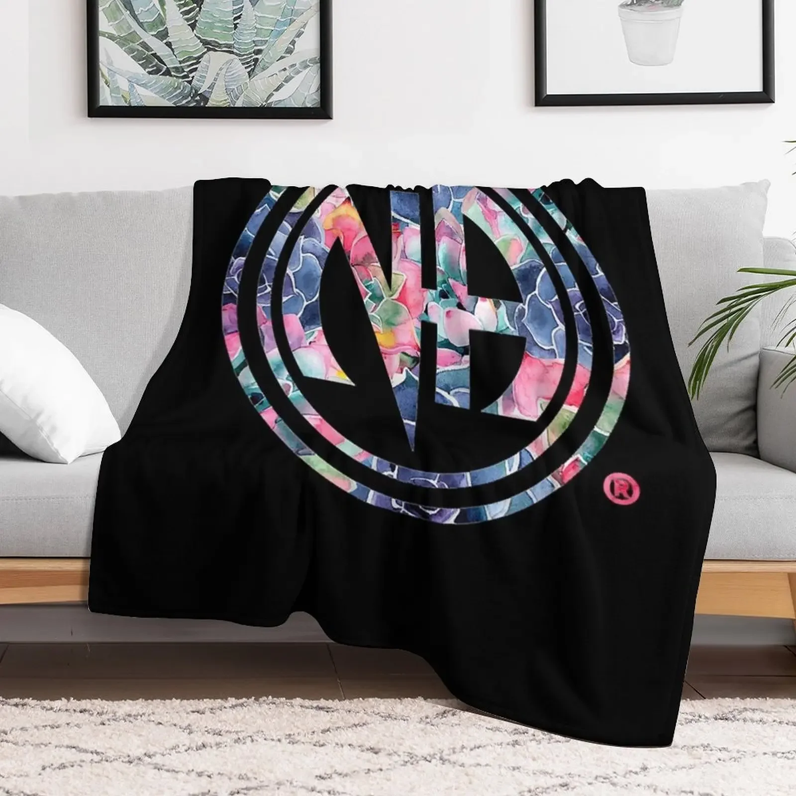 Cool NA Logo Narcotics Anonymous NA AA Throw Blanket Bed linens Heavy Blankets