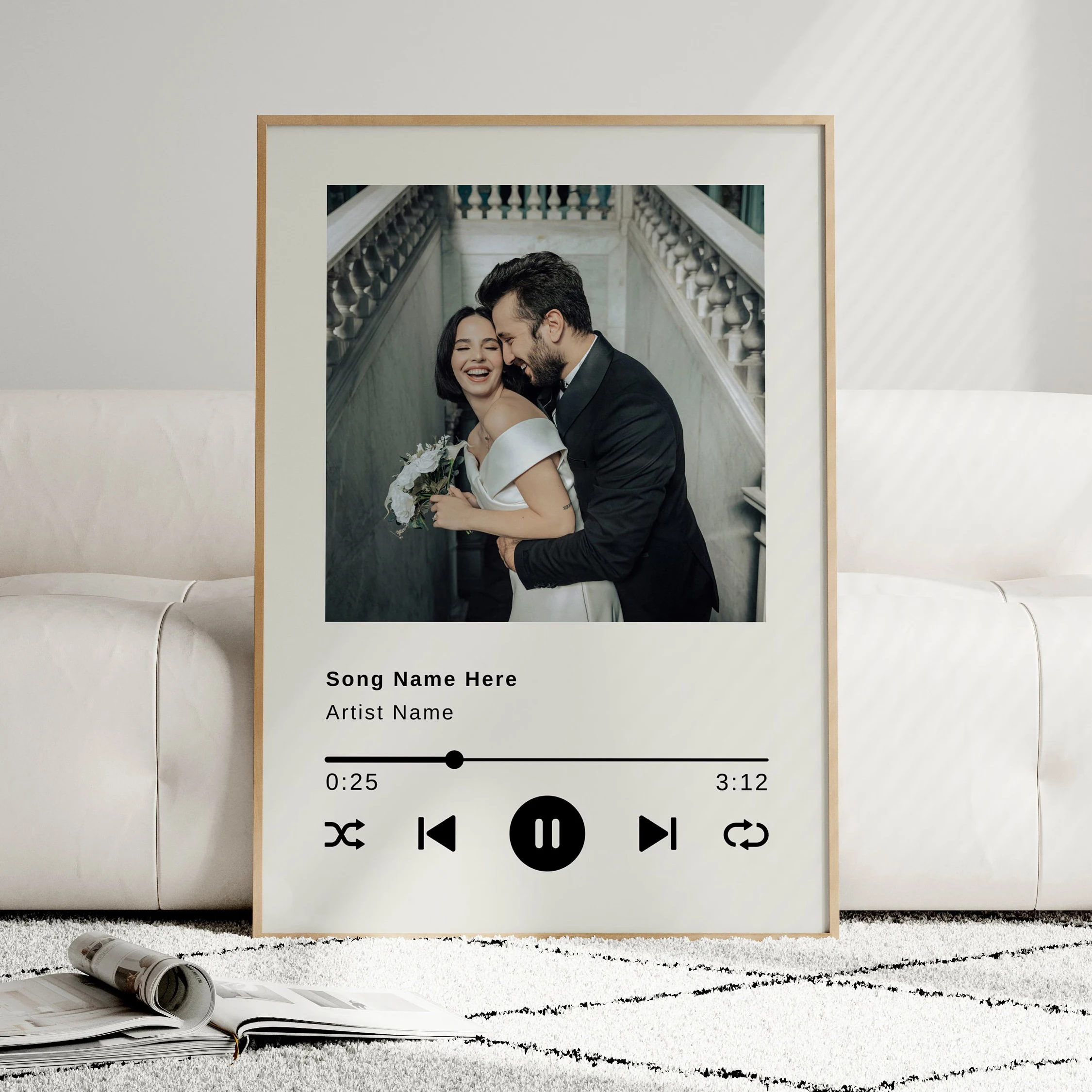 Custom Song Poster Music Wall Art Album Cover Print Music App Poster Choose Any Song Album Art Personalized Unique Ideal Gifts