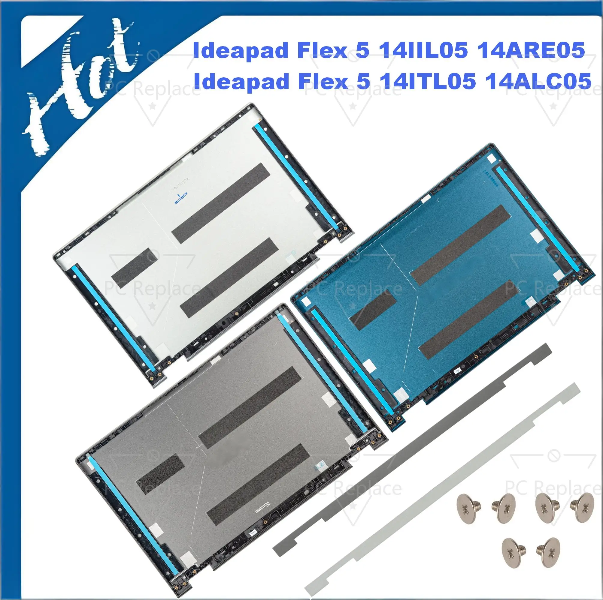 

Replace Parts For Ideapad Flex 5 14IIL05 14ARE05 14ITL05 14ALC05 LCD Back Cover Rear Top Lid Replacement 14inch laptop cover