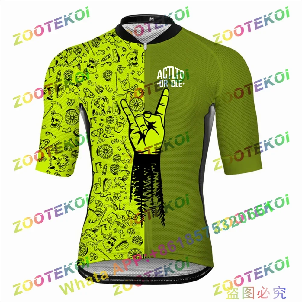 Actlto oder dle Männer Rad trikot 2022 Maillot Fahrrad hemd Downhill Trikot hochwertige Pro Team Tricota Mountainbike Kleidung