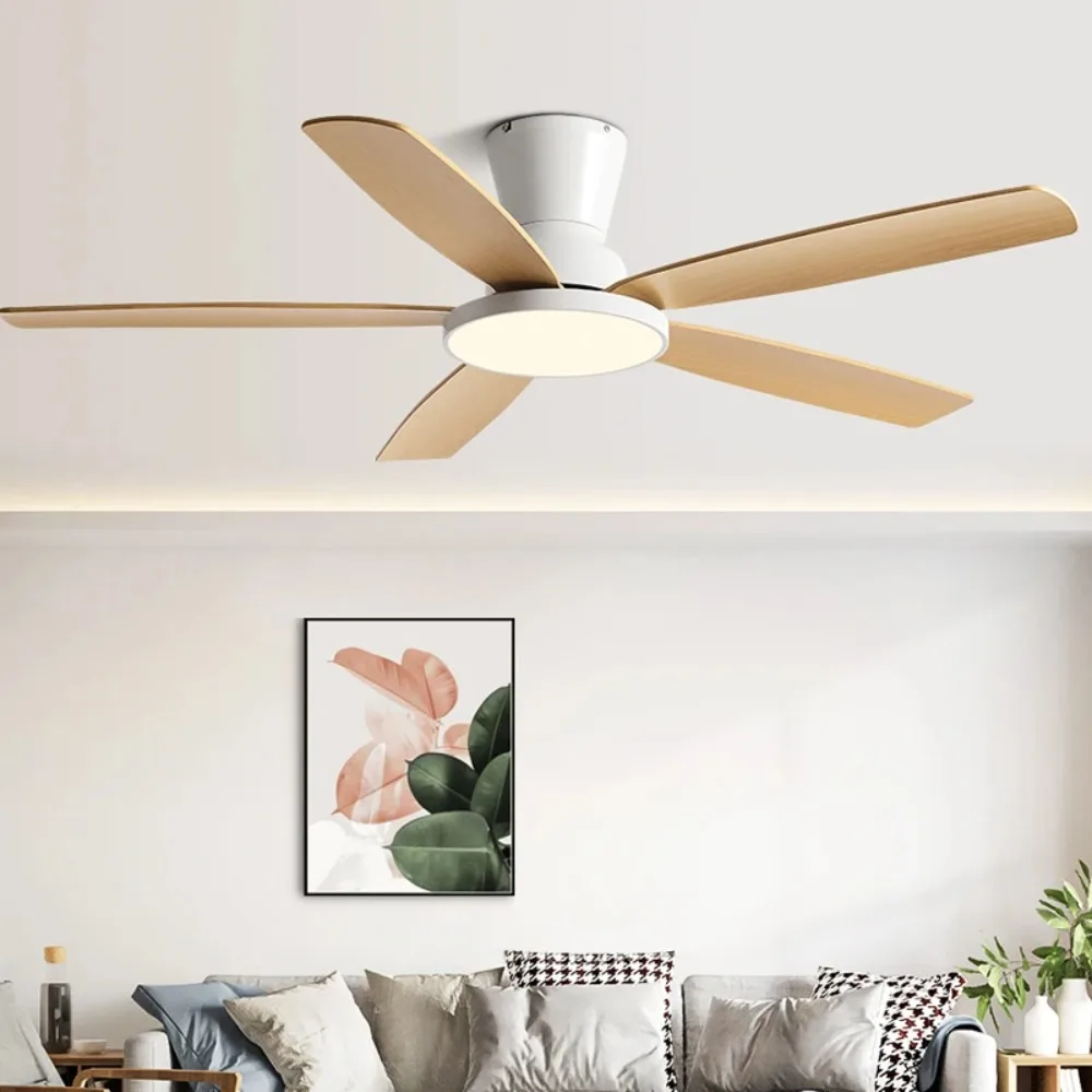 

Ceiling Fan Llights 72Inch Strong Winds Living Room DC Remote Control Ceiling Fan Light Atmosphere Mute with Fan Chandelier