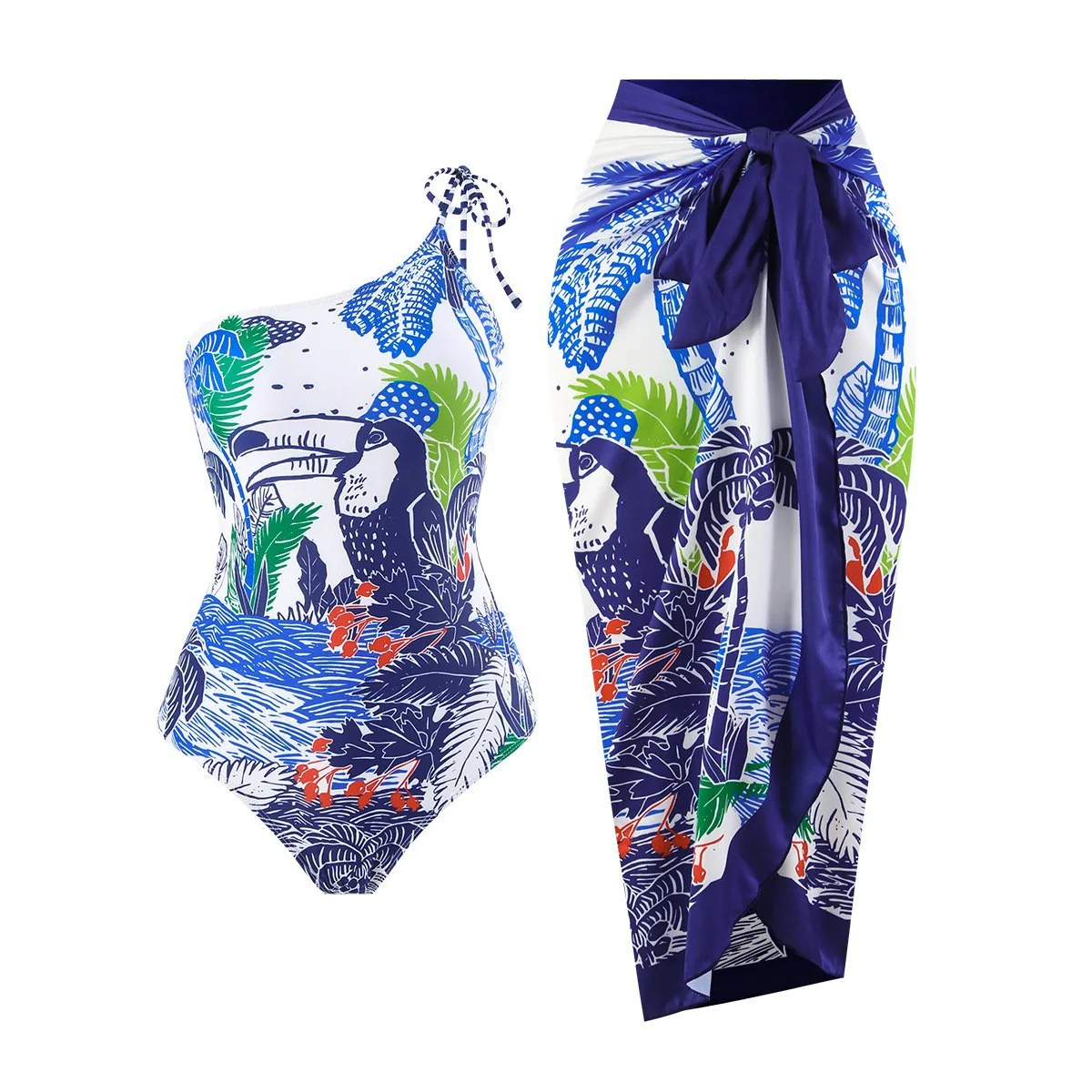 

Новинка 2024, Цельный купальник, роскошный женский купальник, монокини, женский купальный костюм, купальный костюм с поясом, пляжная одежда, летние костюмы