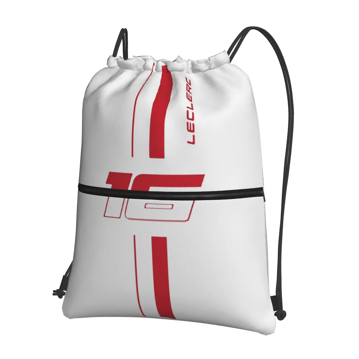 Charles Leclerc 16 Scuderia Backpacks Multi-function Drawstring Bundle Pocket Sports Bag Book Bags for Travel School