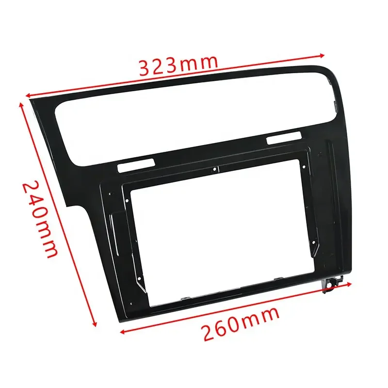 Car GPS Navigation Panel For VW GOLF7 2014-2019 10 Inch Screen 2 Din Android Dashboard Radio Stereo Fascias Panel Frame