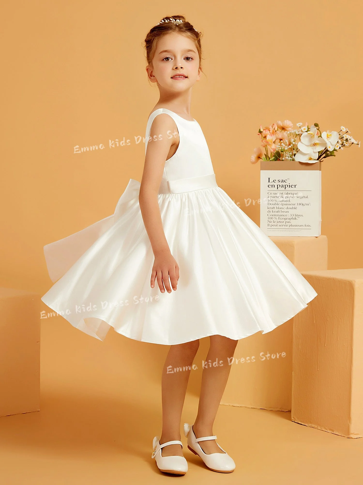 drois-custom-flower-girl-dress-wedding-satin-sleeveless-children's-first-communion-birthday-party-prom-dress