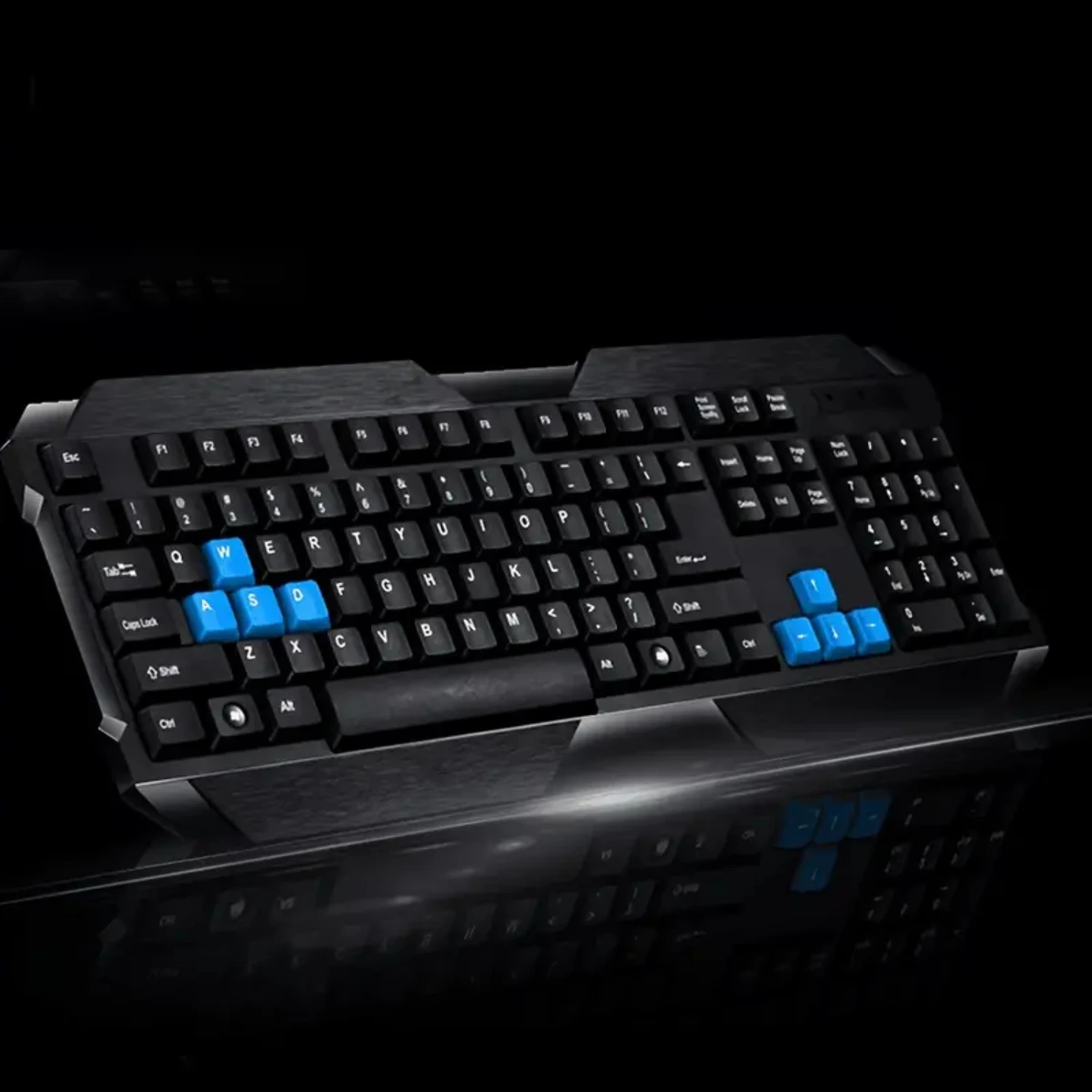 Enhanced High Performance Waterproof Q19 Single Wired USB Computer Gaming Keyboard with Superior Durability and Improved Functio
