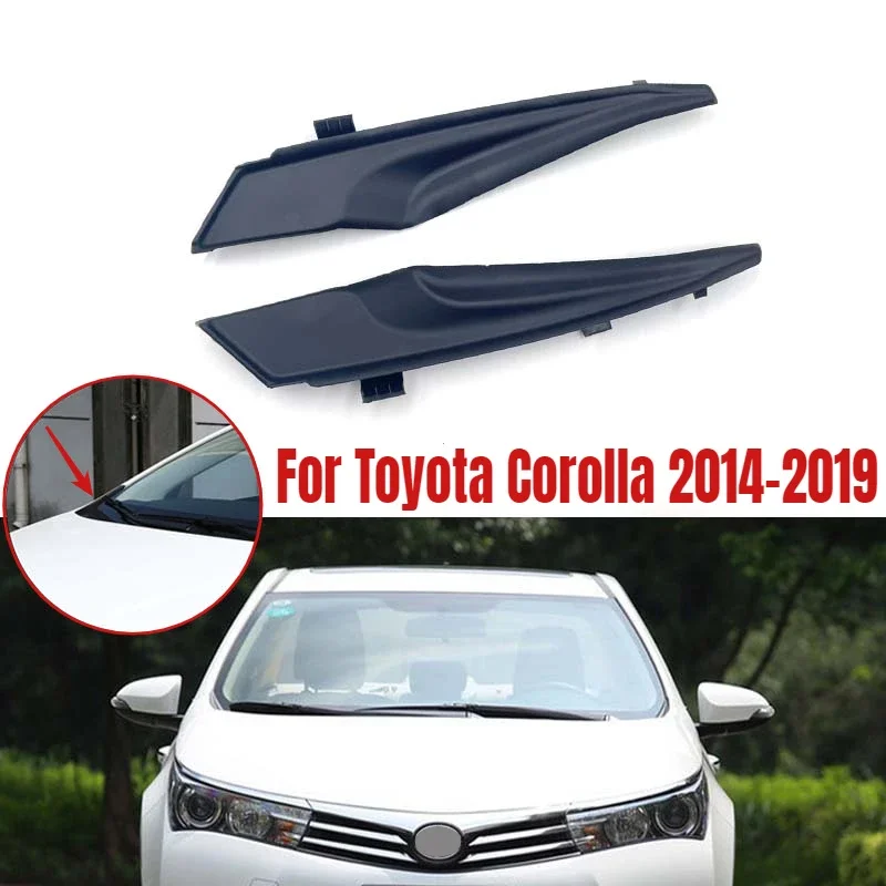 For Toyota Corolla 2014 2015 2016 2017 2018 2019 5382402140Car Front Windshield Wrap Corner Trim Wiper Side Trim Cover Lid