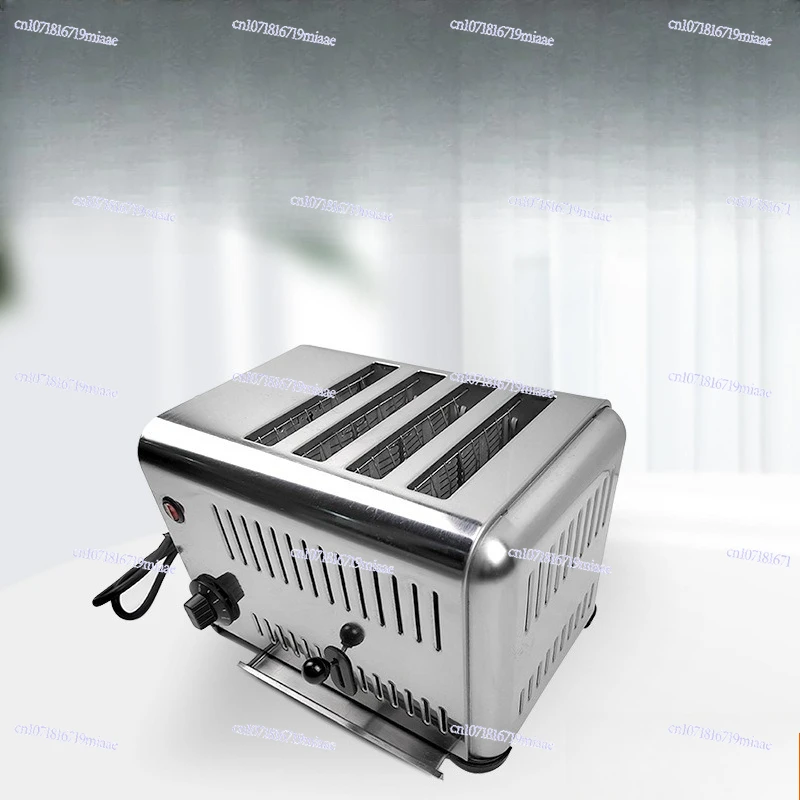 Commercial Toaster Deluxe Chain Four Piece Breakfast Toast Heater for Business Use