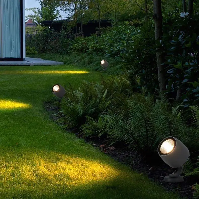 Светодиодное освещение двора COB 10W20W30W, уличный светильник для газона, вилла, сад, водонепроницаемое освещение, дорожный уличный точечный светильник, прожектор