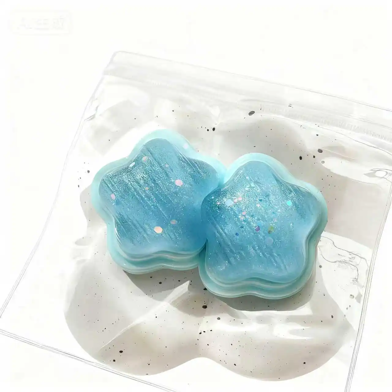 ZOCO Squeezing Blue Star Ultra Soft Pinch Toy Fun Stress Relieving Fingertip Top Soothing Anxiety Emotions (Ideal Holiday Gift)