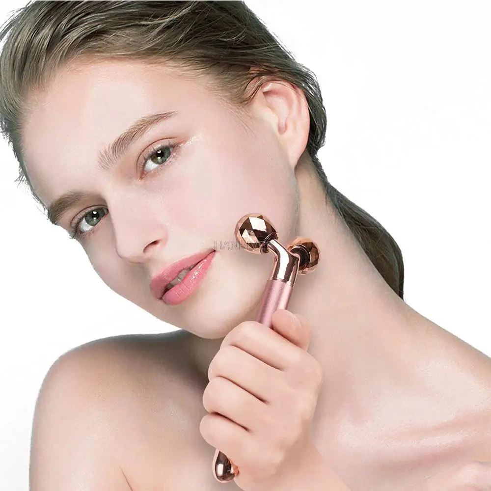 ชุดลูกกลิ้งหยกโรสควอตซ์ไฟฟ้า 3in1 และเครื่องนวดหน้า เครื่องมือดูแลผิวหน้า เครื่องนวดตา และเครื่องนวดหน้า 3 มิติ ศีรษะ แขน คอ