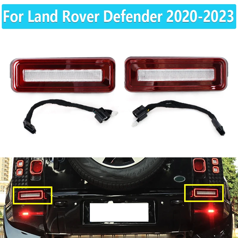 

2PCS Rear Signal Reverse Lamp For Land Rover Defender 2020 2021 2022 2023 Car Rear Bumper Reverse Lights Backup Light Bulb