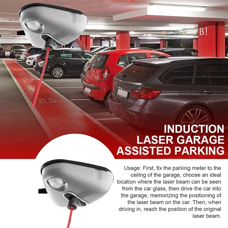 Laser Garage Auxiliary Parking Device AC/DC Laser Induction Parking Locator Single Laser Sensor