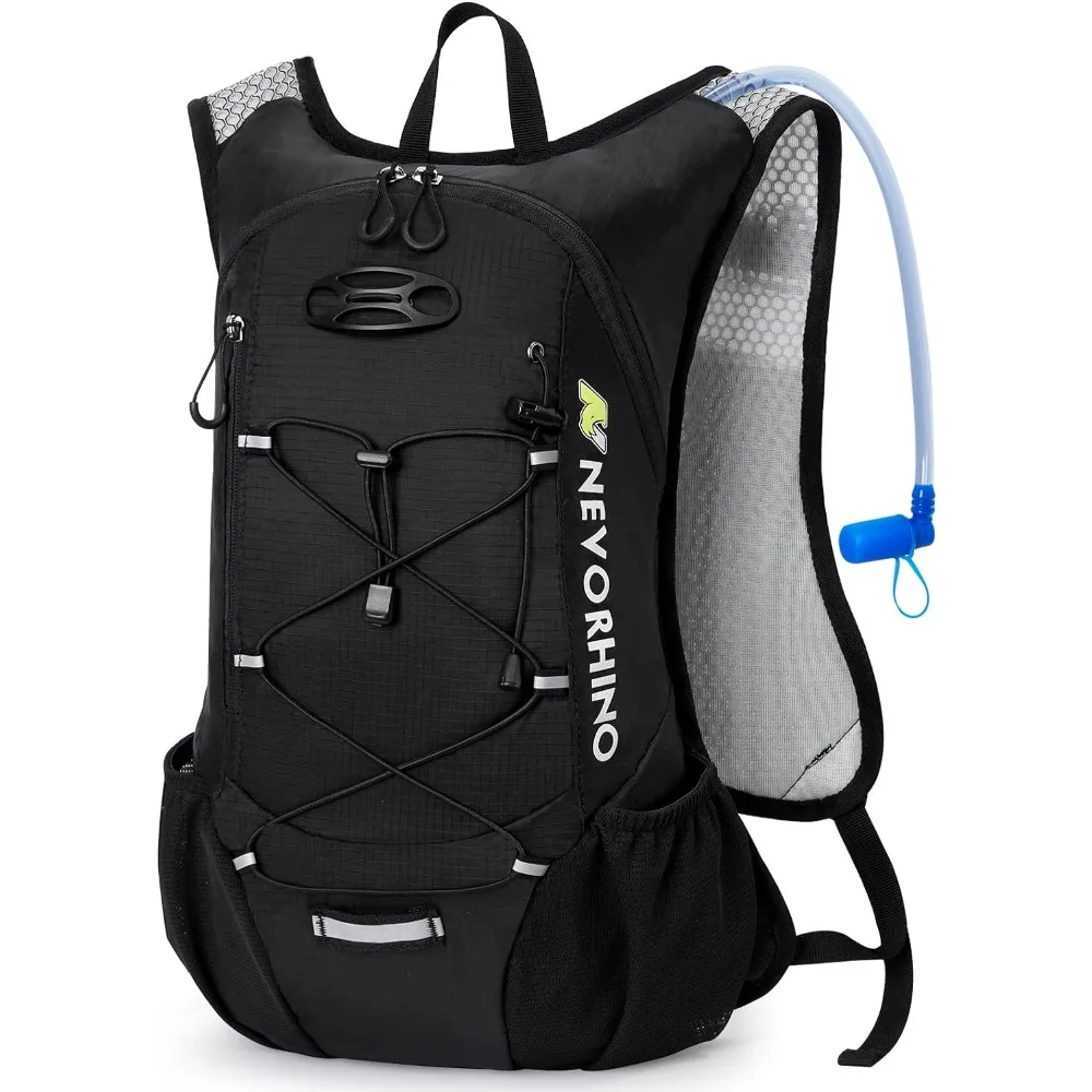 

Lightweight Hydration Backpack,Running Backpack with 2L Water Bladder, Hydro Water Daypack for Cycling Hiking Rave for Men Women