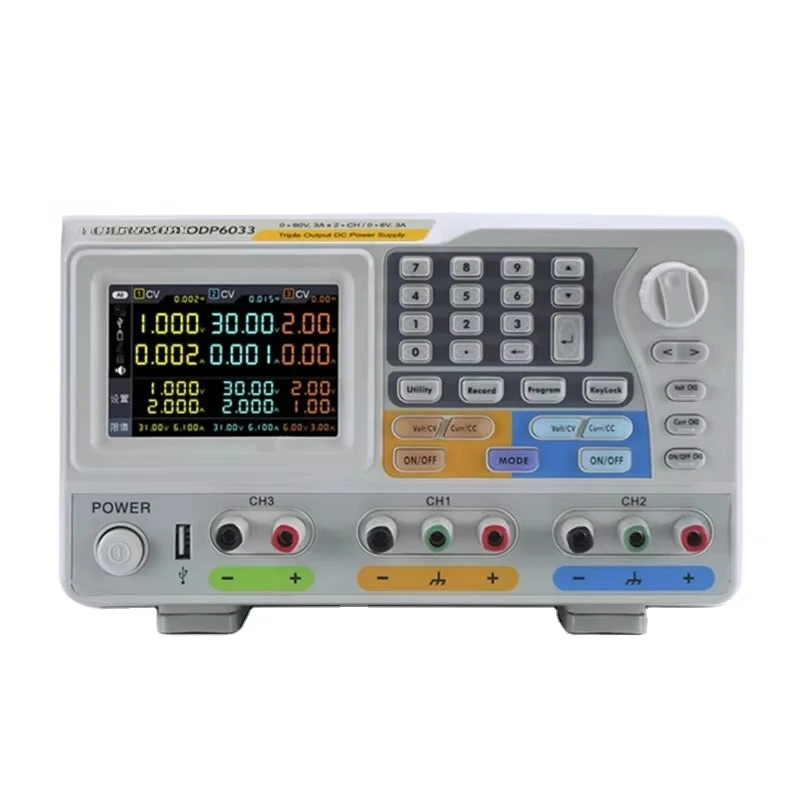 Owon Programmable Linear DC Power Supply Power Supply ODP6033 Three Adjustable 60V/3A * 2, 6V/3A Resolution 1mV1mA