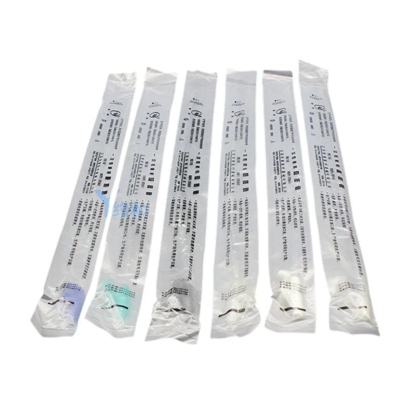 Fr9/Fr10/Fr11/Fr12/Fr13 Disposable Sputum Suction Catheter Sterile Silicone For Adult Children Manual Aspirator Tube 100pcs