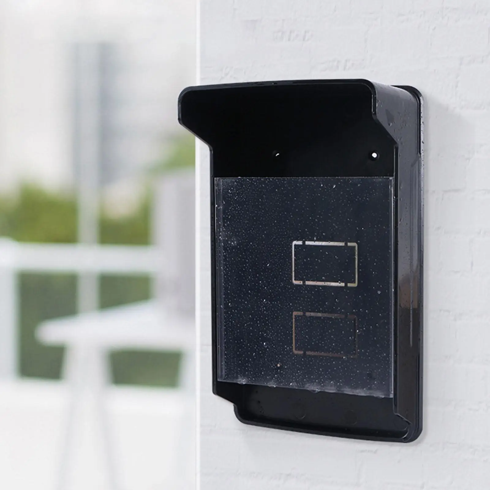 Transparent Doorbell Rain Cover for Outdoor Security Camera Keypad ABS Waterproof Dust Sun Guard