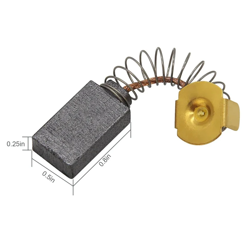

10 PCS Carbon Brushes Replacement Set Power Tool Accessories For 1619X08020 1619X07410 1619X01351 2610320391-A74P