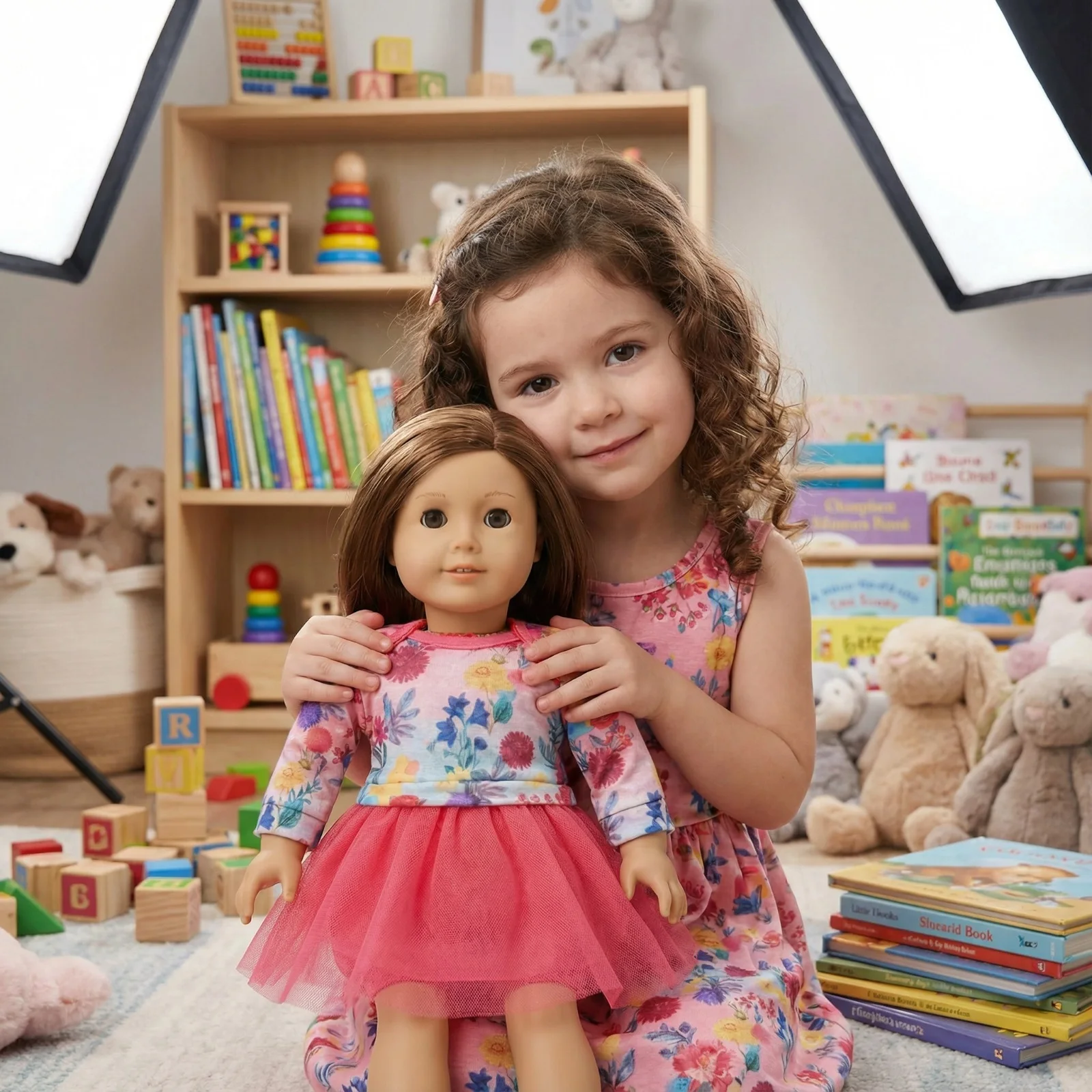 1 conjunto de vestido flor de primavera para 43 cm, bebê nascido, boneca reborn, acessórios de roupas, boneca de 18 espaços, brinquedos para meninas, nossa geração nenuco