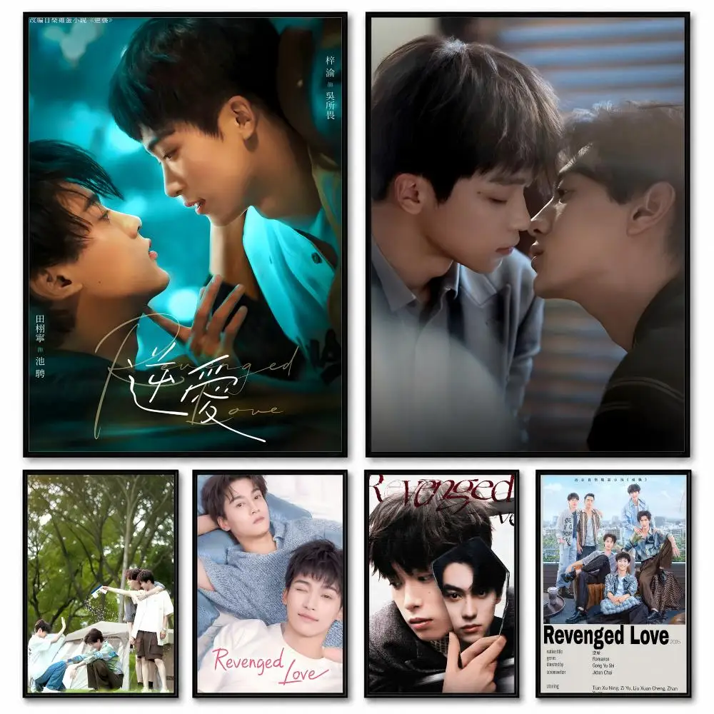 tv Revenged Love Poster Room Decor Home Wall Art Printing Waterproof Garage BedRoom Posters Gift