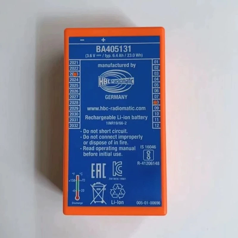 BA405131 BA405130 Replacement Battery For HBC Remote Control, Crane Shield Machine Assembly Machine Industrial Spare Battery