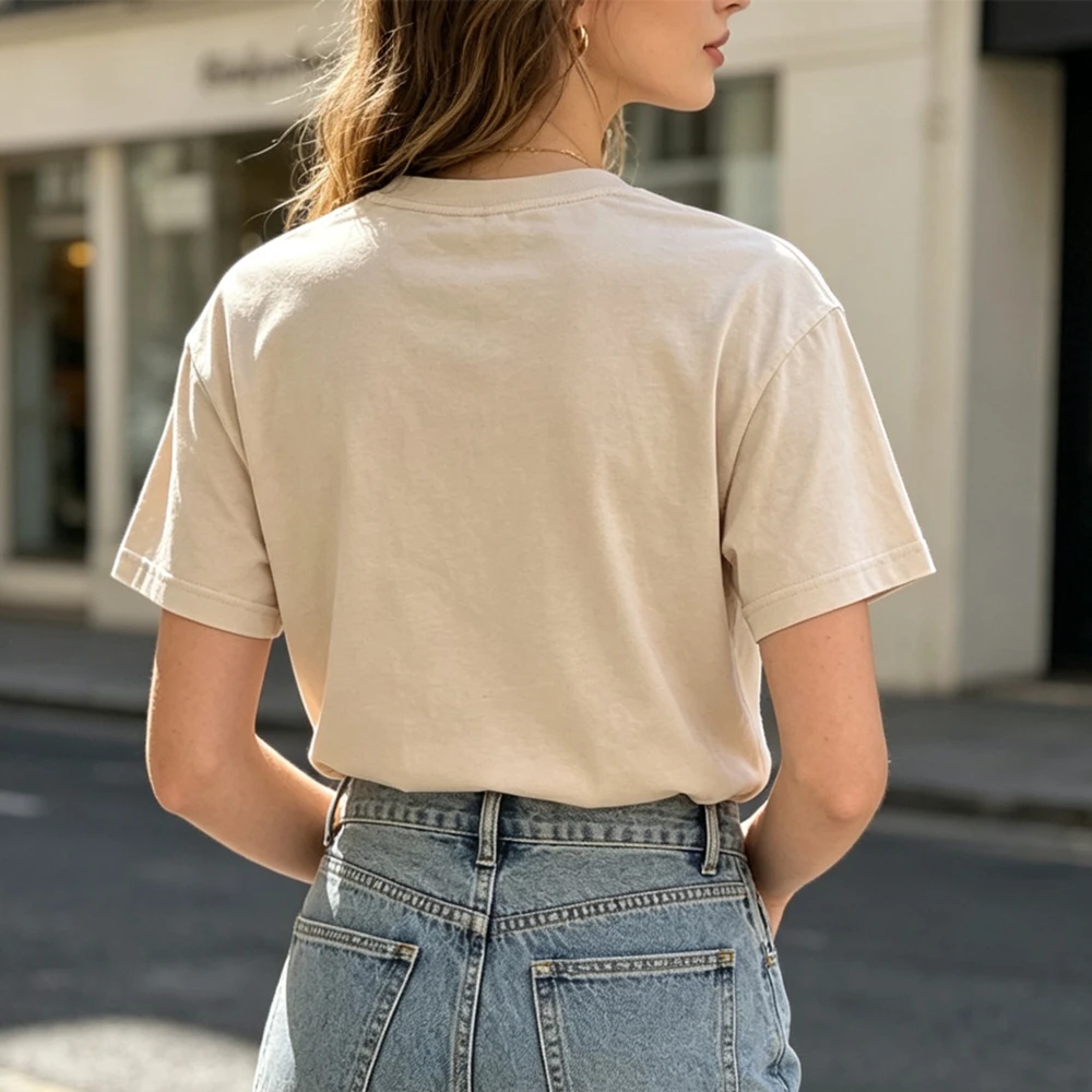 Women's Cotton Short Sleeve T-Shirt Casual O-Neck Letter Print I'M SO BORED Oversized Tee Summer Loose Tops Women Clothing