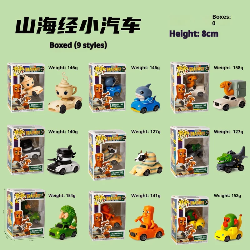 

Забавный персонаж мультфильма, автомобили, игрушки, уникальный дизайн, детская модель автомобиля, Tung Tung Sahur, фигурка автомобиля, аниме-модель, подарки для детей