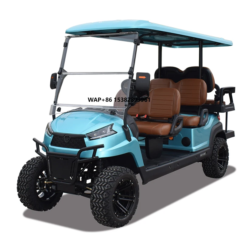 Affordable 6 Seater Chinese Electric Club Golf Cart Car for Sale 48V Lithium Custom Comfortable 4 Seats Electric Golf Carts