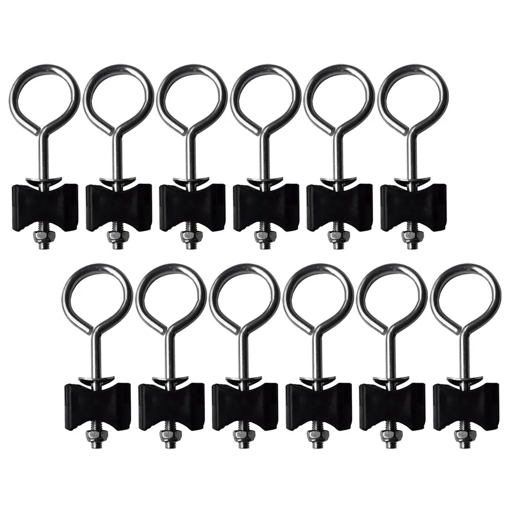 

12 Sets Trampoline Screw Screws for Recurve Bow Fixation Galvanized Steel Pole Stability