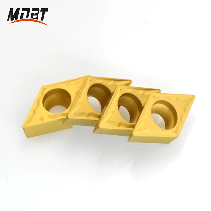DCMT11T304 DCMT11T308 Ferramenta de torneamento externo DCMT Ferramentas de torno de metal Inserções para inserções de aço inoxidável e aço