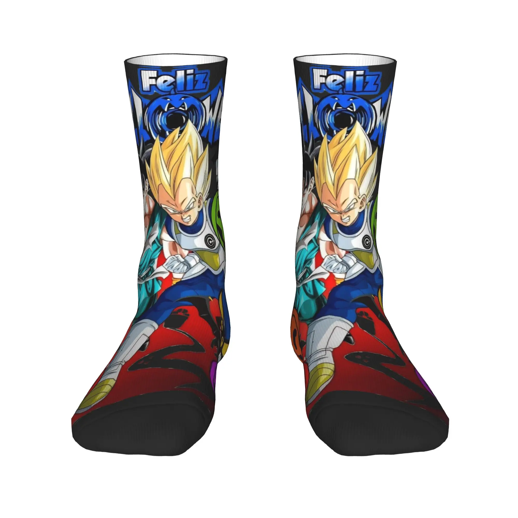 DBZ DragonBallZ D-DragonBall-L Halloween Pumpkin Design Socks Merch for Sports Wear Breathable  Printing Socks