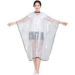 Transparentes Licht PVC Friseur Cape Haar färbemittel wasserdichte Schürze Salon Friseur Wrap Haustier Wasch kleid in hoher Qualität