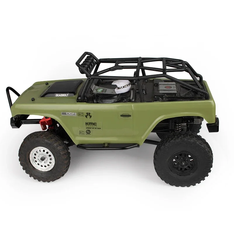 KYX Racing Metal Side Step Running Boards Foot-Plate Upgrades Parts Accessories for 1/24 RC Crawler Car Axial SCX24