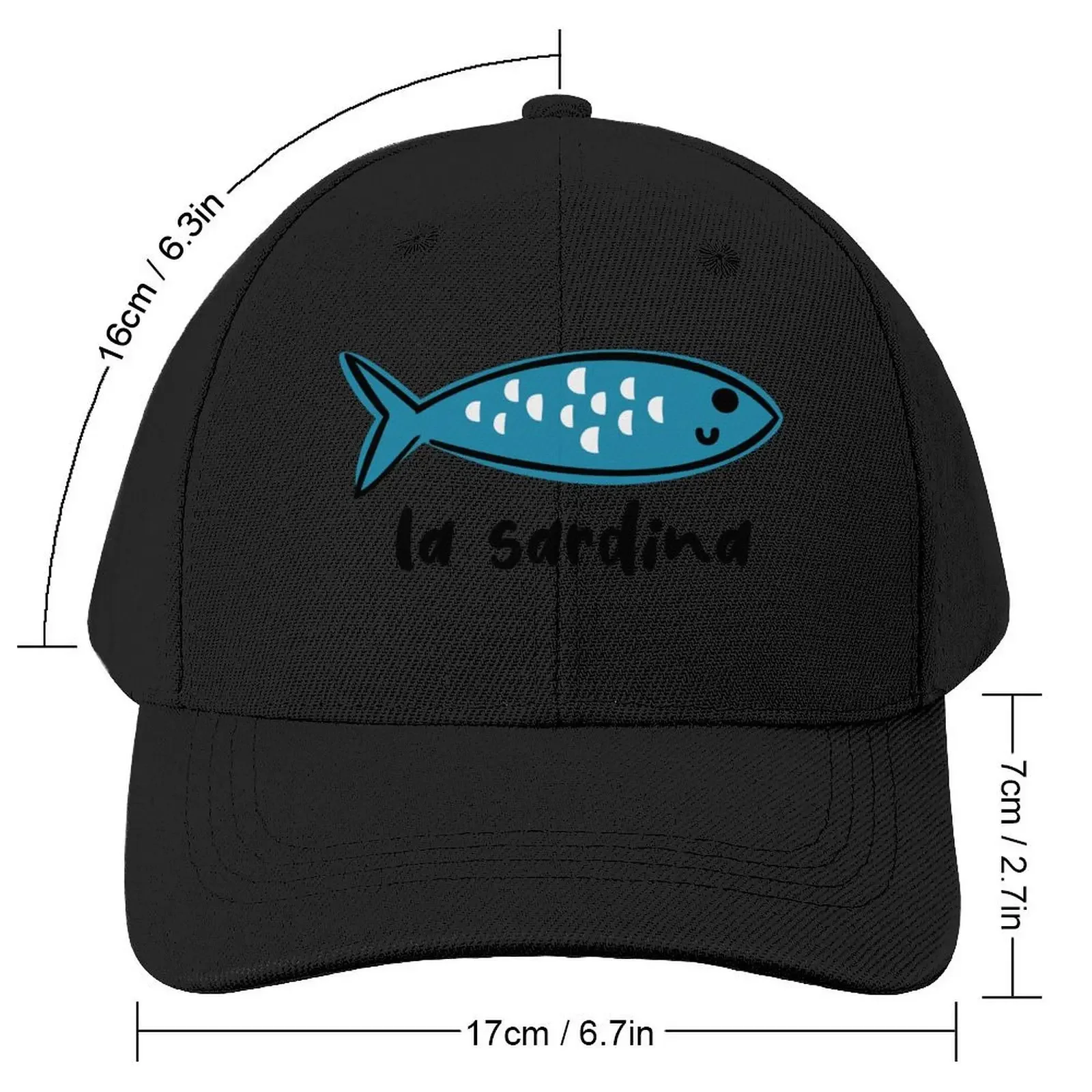 The sardine Baseball Cap Sports Cap Golf Wear summer hat For Men Women's