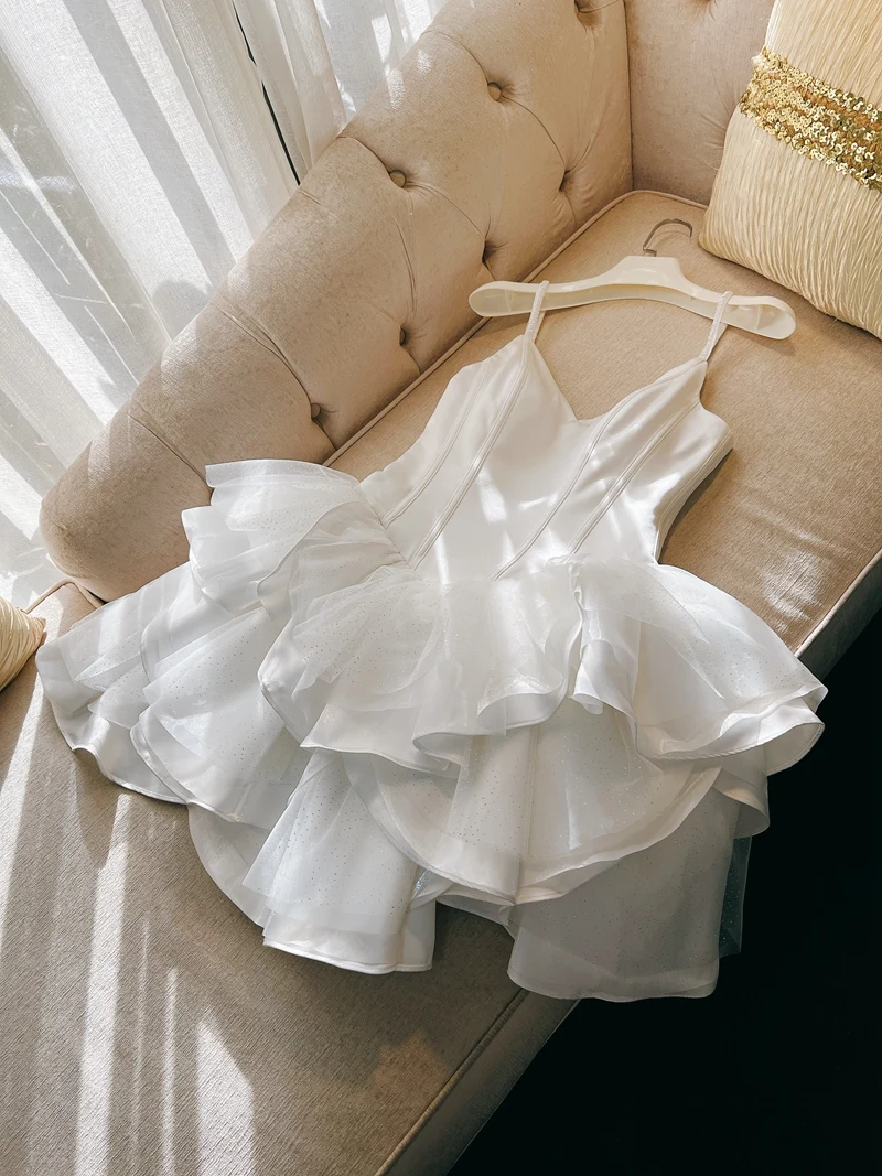 

Princ Sle Полиэстер Юбка для торта на день рождения Легкое свадебное платье Бальное платье длиной свадебные платья