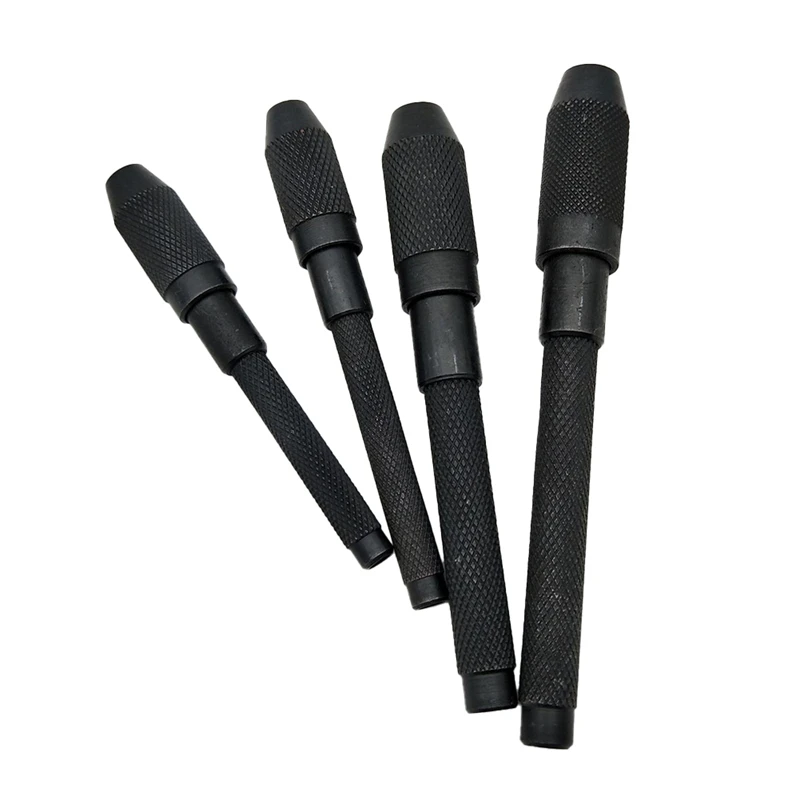 

Y50A-4 Pcs Pin Vise Set Hand Held Hollow Handle 4 Piece Vice Chuck Sizes