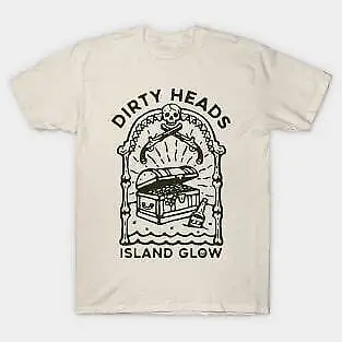 Dirty Heads Island Glow  Unisex summer T-shirt Cotton fashion couple clothes