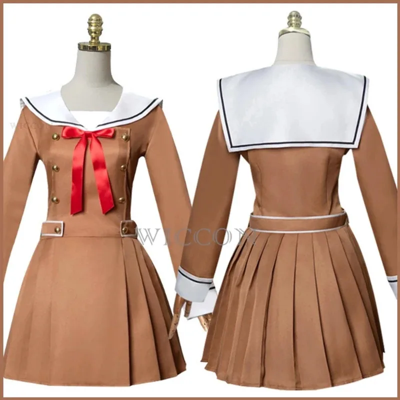 Anime BanG Sogno! Rimiri Hanazono Tae Saya Yamabuki Costume Cosplay Parrucca Colore caffè Uniformi scolastiche Gonna Donna Abito Kawaii