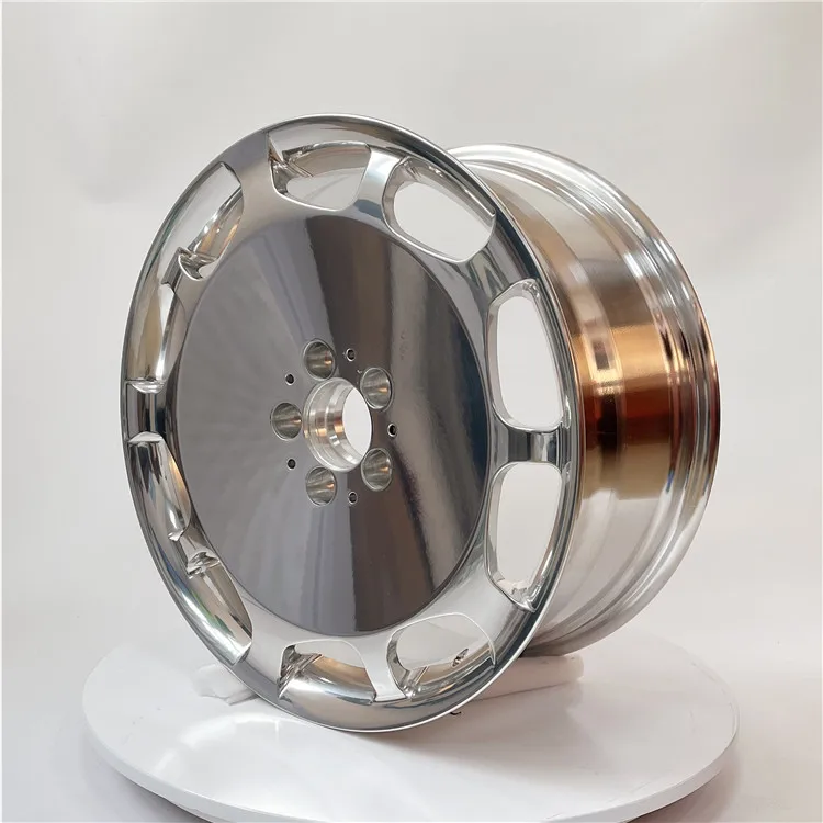 Personalize rodas de liga de alumínio forjada de 2 peças 14-24 Polegada cromo polonês vários tamanhos 20mm 25mm 30mm 40mm compatível 5x120 novo